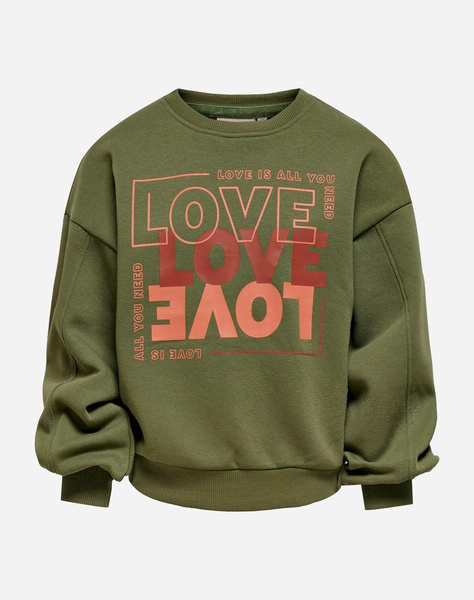 ONLY KONNINAH LIFE L/S LOVE O-NECK CS SWT