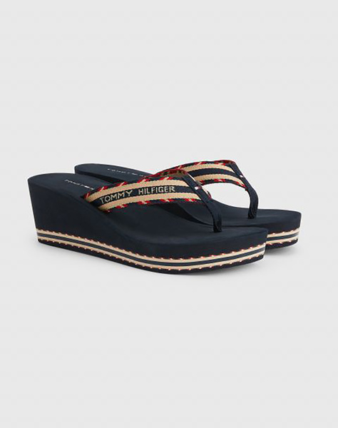 TOMMY HILFIGER SHINY TOUCHES HIGH BEACH SANDAL