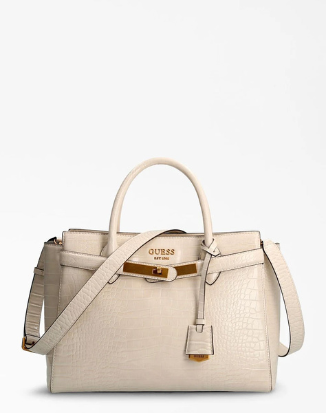 GUESS ENISA HIGH SOCIETY SATCHEL ΤΣΑΝΤΑ ΓΥΝΑΙΚΕΙΟ