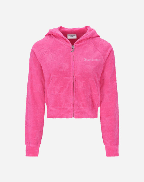 JUICY COUTURE MADISON TOWELLING HOODIE