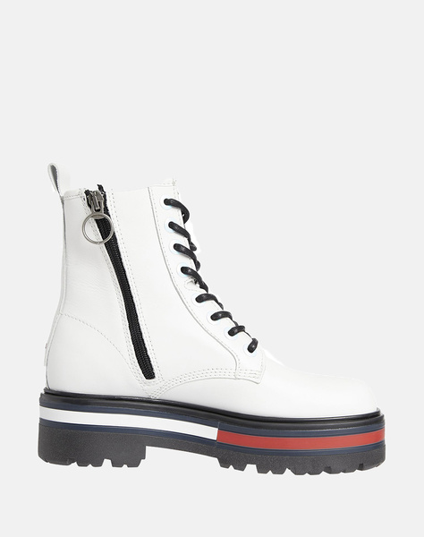 TOMMY HILFIGER TOMMY HILFIGER IRIDESCENT EYELETS LACE UP BOOT