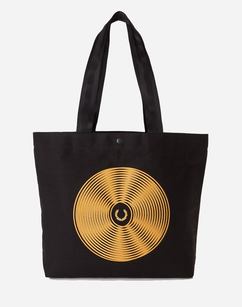 FRED PERRY DISC GRAPHIC TOTE ΤΣΑΝΤΑ ΑΝΔΡΙΚΗ (Διαστάσεις: 14 x 5 x 13 εκ)