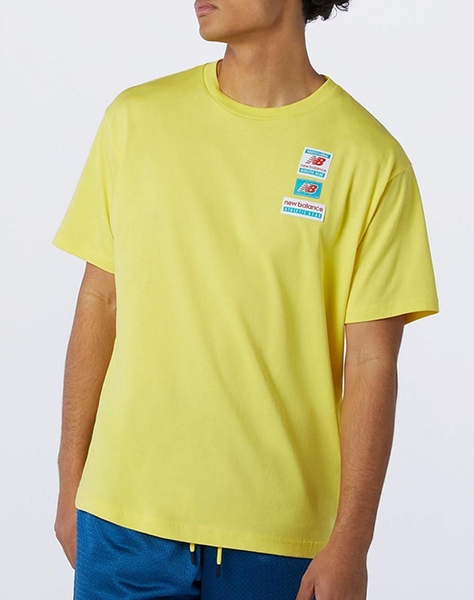 NEW BALANCE NB ESSENTIALS TAG T-SHIRT RELAXED FIT ΑΝΔΡΙΚΟ