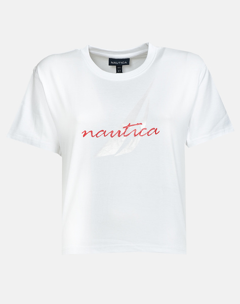 NAUTICA ΜΠΛΟΥΖΑ T-SHIRT ΚΜMaya Crop T-Shirt