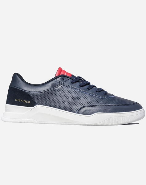 TOMMY HILFIGER ELEVATED CUPSOLE PERF LEATHER