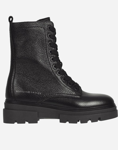 TOMMY HILFIGER ΜΠΟΤΑΚΙΑ MONOCHROMATIC LACE UP BOOT