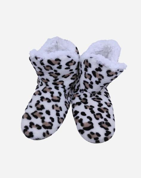 WALK WOMEN''S SLIPPERS-BOOTS WITH FUR LINING AND ANTISLIP SOLE