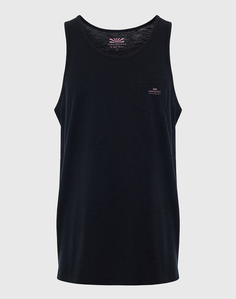 Men''s tank top with printed chest pocket