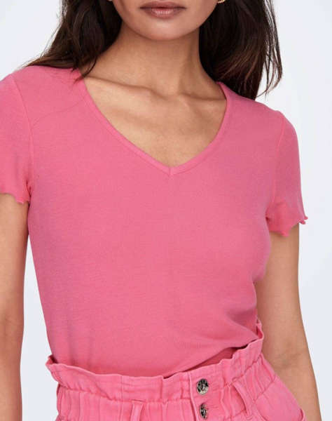 ONLY ONLKIKA S/S V-NECK TOP JRS