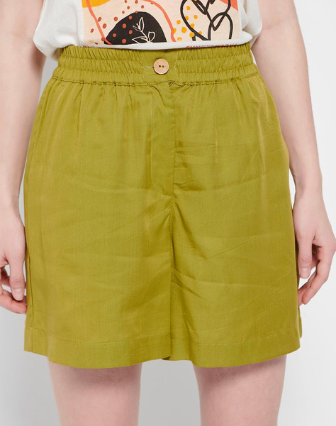 Women''s lyocell shorts with elasticated waist