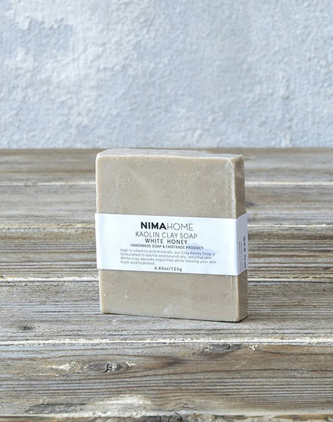 NIMA Kaolin Clay Soap - White Honey (Weight: 125g)