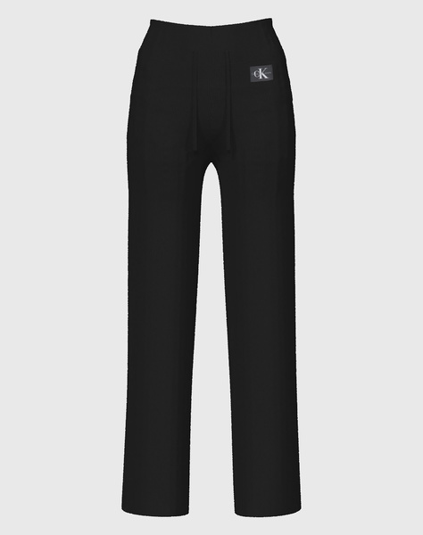 CALVIN KLEIN BADGE STRAIGHT KNITTED PANTS