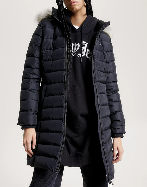 TOMMY JEANS TJW ESSENTIAL HOODED DOWN COAT
