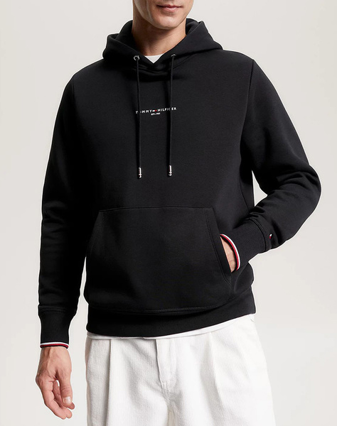 TOMMY HILFIGER TOMMY LOGO TIPPED HOODY