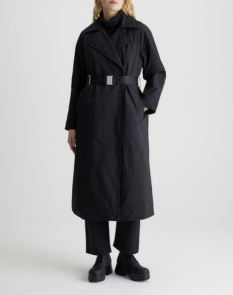 CALVIN KLEIN CLEAN PADDED BELTED TRENCH