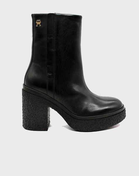 TOMMY HILFIGER PLATEAU CREPE LOOK BOOT