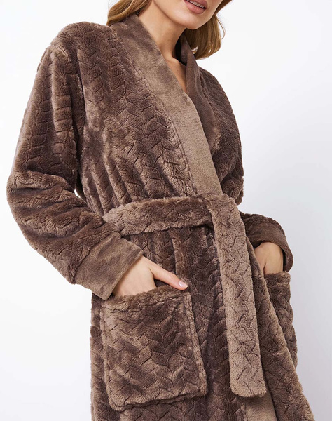 ARUELLE Mable bathrobe brown