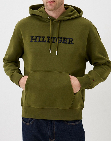TOMMY HILFIGER MONOTYPE EMBRO HOODIE