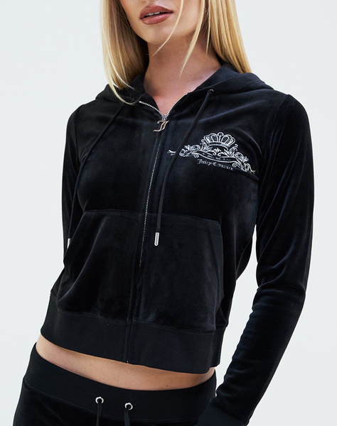 JUICY COUTURE ARCHED METALLIC
 ROBERTSON HOODIE
