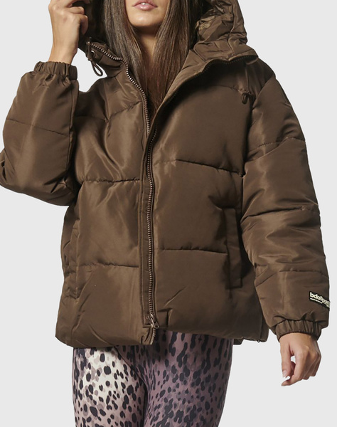 BODY ACTION WOMEN''S PUFFER JACKET WITH HOOD