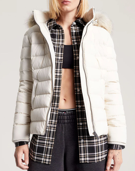 TOMMY JEANS TJW BASIC HOODED DOWN JACKET
