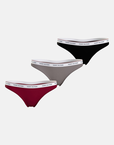 TOMMY HILFIGER 3 PACK THONG