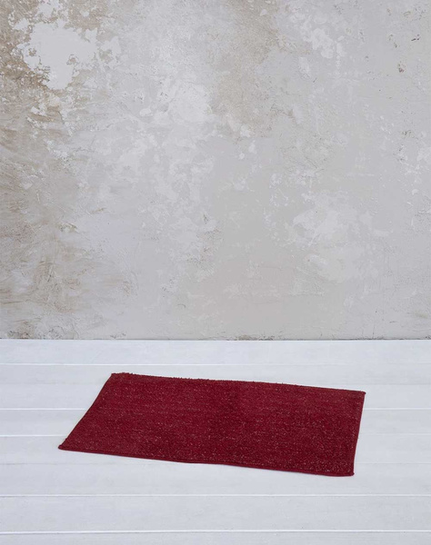 NIMA Πατάκι Μπάνιου Homey - Red (Διαστάσεις: 50 x 80 εκ)