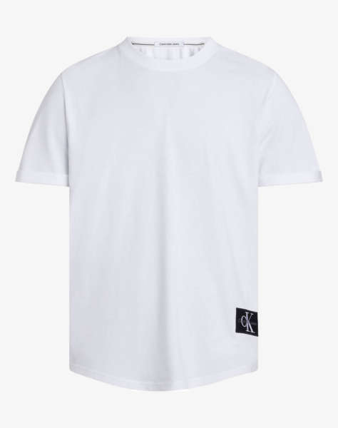 CALVIN KLEIN BADGE ROUND HEM TEE