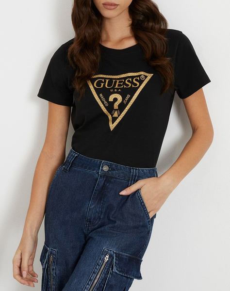 GUESS SS CN GOLD TRIANGLE TEE ΜΠΛΟΥΖΑ ΓΥΝΑΙΚΕΙΟ