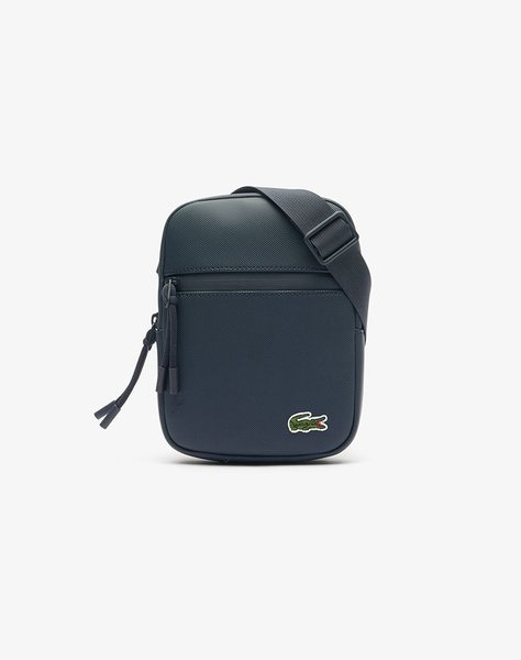LACOSTE S FLAT CROSSOVER BAG (Dimensions: 15 x 20 x 2.5 cm)
