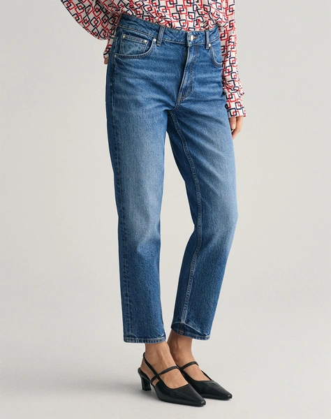 GANT STRAIGHT CROPPED JEANS