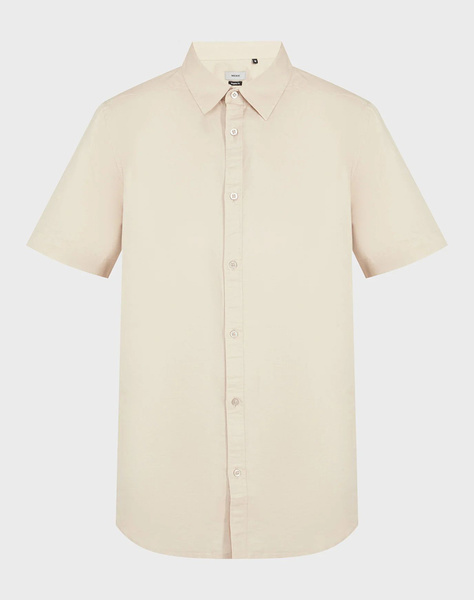 MEXX BRANDON Basic Linen Short-Sleeve Shirt