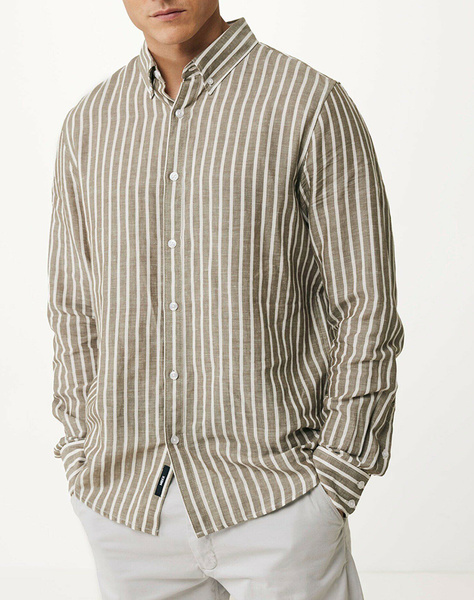 MEXX AIDEN Basic striped linen shirt