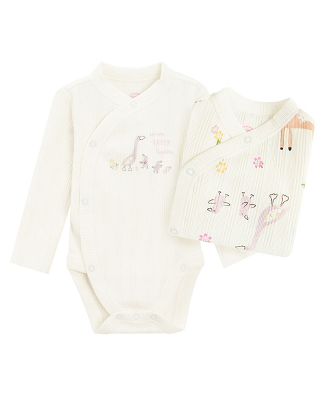 COOL CLUB 2-piece long-sleeve rompers for GIRL