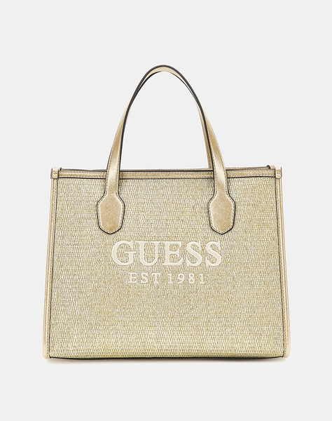 GUESS SILVANA 2 COMPARTMENT TOTE ΤΣΑΝΤΑ ΓΥΝΑΙΚΕΙΟ (Διαστάσεις: 34 x 26 x 13 εκ)
