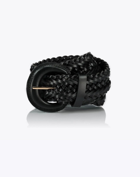 AXEL ACCESSORIES KNITTED LEATHER BELT