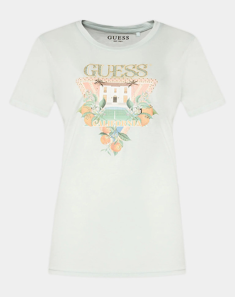 GUESS SS GUESS MANSION LOGO EASY TEE ΜΠΛΟΥΖΑ ΓΥΝΑΙΚΕΙΟ