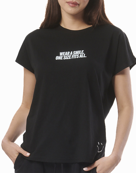 BODY ACTION WOMEN''S LOOSE FIT T-SHIRT