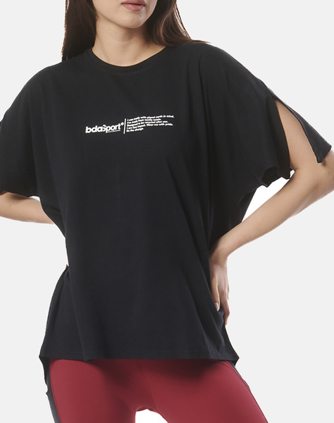 BODY ACTION WOMEN''S OVERSIZED TOP W/CUTS