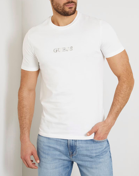 GUESS SS CN GUESS MULTICOLOR TEE SHIRT FOR MEN