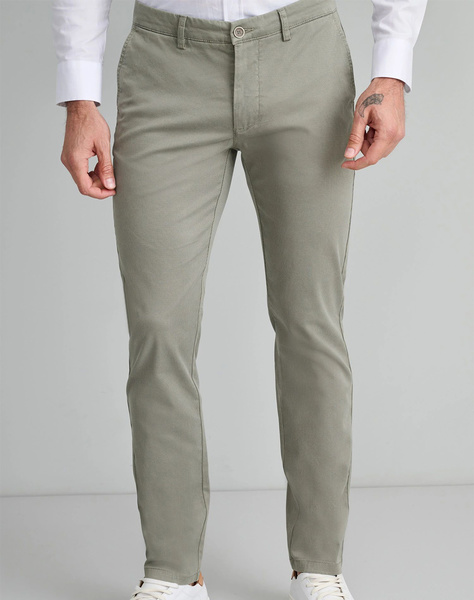 NAVY&GREEN TROUSERS-CHINOS MF
