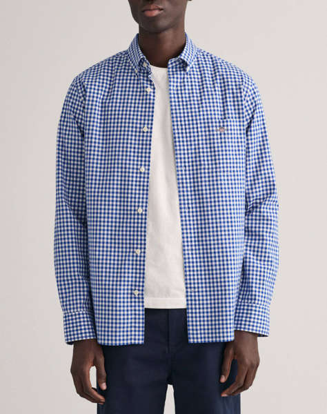GANT ΠΟΥΚΑΜΙΣΟ ΜΜ REG POPLIN GINGHAM SHIRT