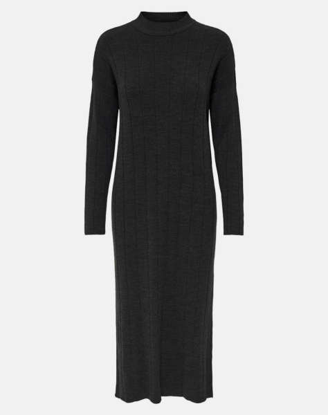 ONLY ONLTESS LS HIGHNECK MIDI DRESS KNT