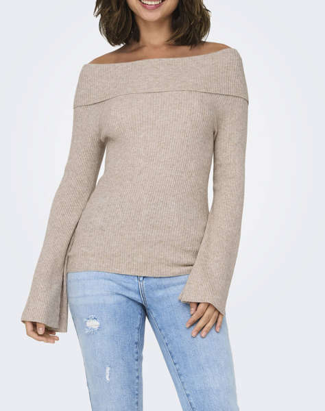 ONLY ONLJAYDEN LS OFF SHOULDER KNT