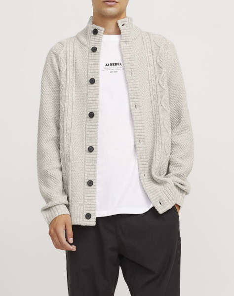JJ REBEL JREBJOSH KNIT CARDIGAN
