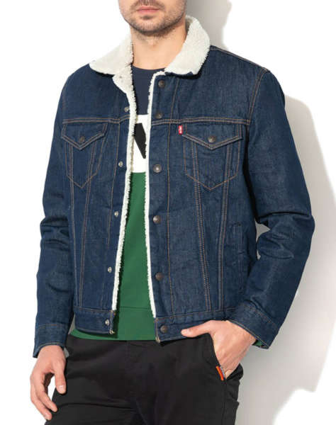 LEVIS TYPE 3 SHERPA TRUCKER ROCKRIDGE SHERPA T