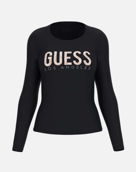 GUESS LS CN PYTHON LOGO TEE ΜΠΛΟΥΖΑ ΓΥΝΑΙΚΕΙΟ