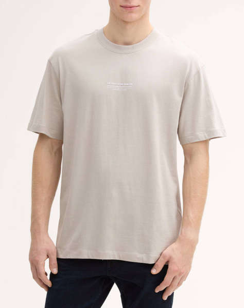 TOM TAILOR RELAXED PRINTED T-SHIRT ΜΠΛΟΥΖΑ ΑΝΔΡΙΚΟ
