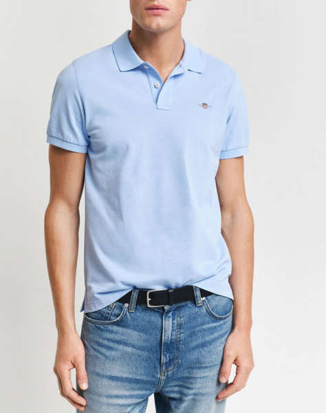GANT ΜΠΛΟΥΖΑ ΚΜ REG SHIELD SS PIQUE POLO