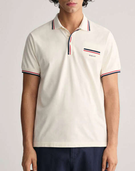 GANT ΜΠΛΟΥΖΑ ΚΜ 2-COL TIPPING SS PIQUE POLO